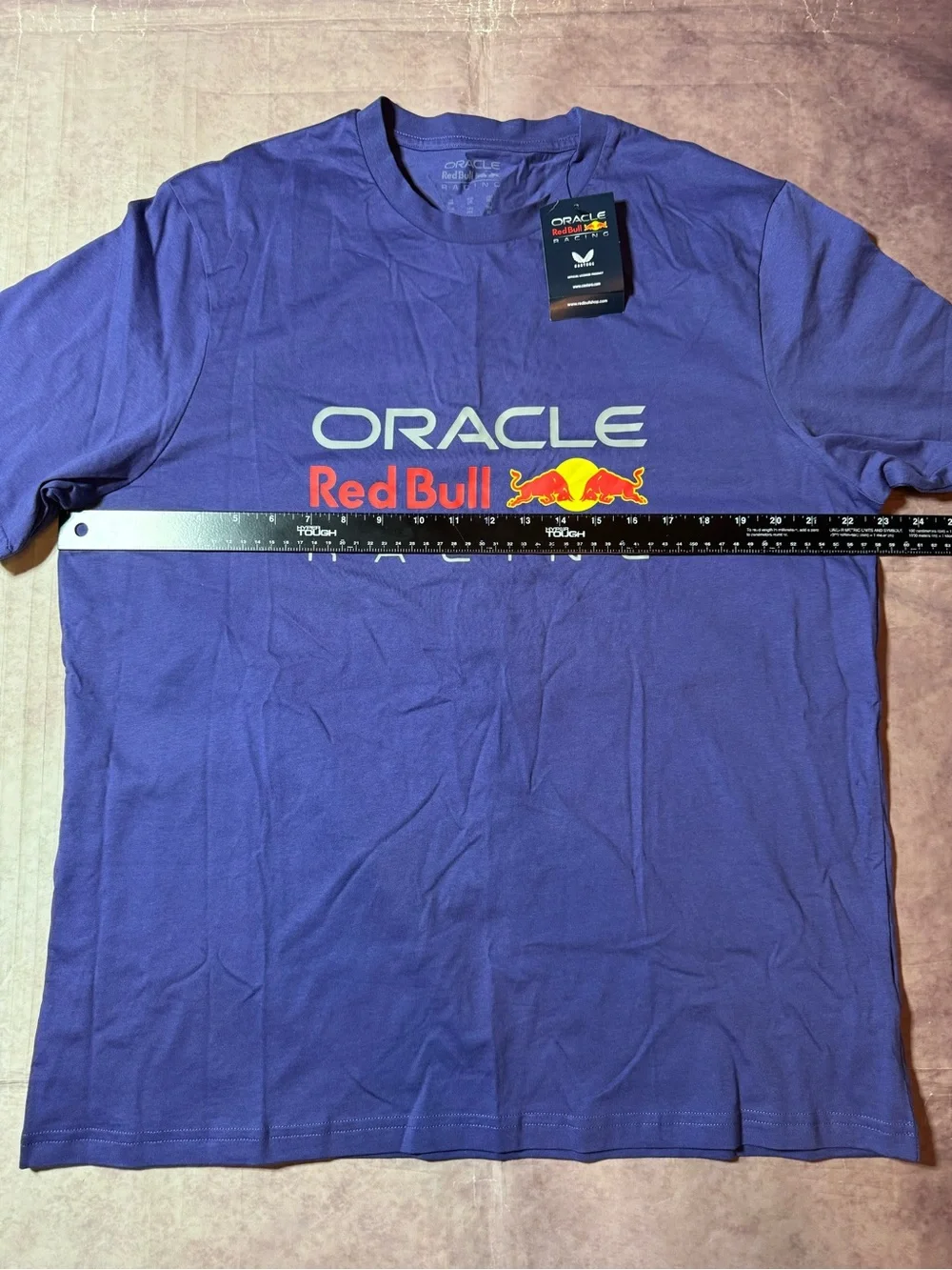 Oracle Red Bull Racing Official Castore T-Shirt Tee Logo Blue Men’s Sz 2XL XXL - Picture 5 of 10
